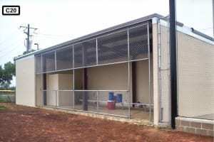 Short chain link fence-C20