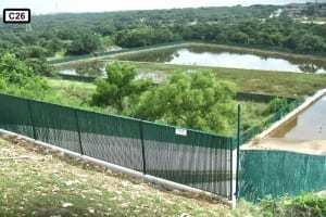 Chain LInk fence black C26