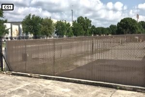Tan security fence c 51