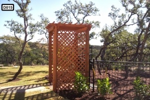 Wooden pergola- D015