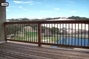 Wooden deck with view- D09