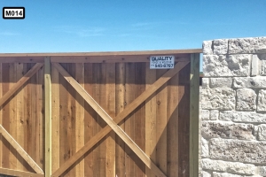 Ceader wooden fence- M014 Ceader wooden fence- M014