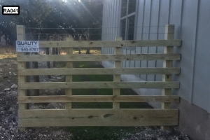 wooden gate- RA041