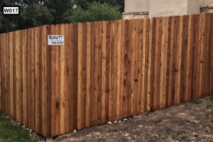 1x4x6 ft Dog-Ear Western Red Cedar Fence