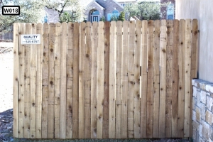 1x4x6 ft Dog-Ear Import Cedar Fence