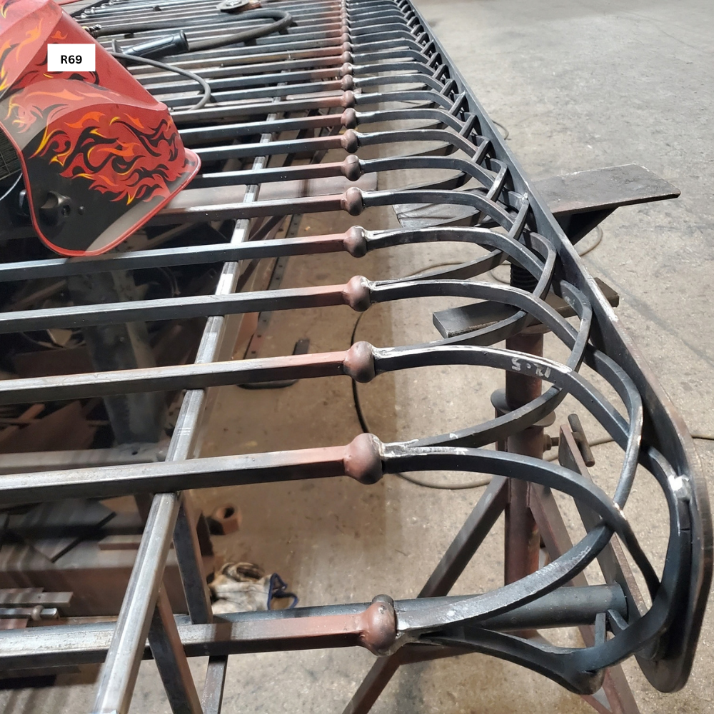 wrought iron rail handmade